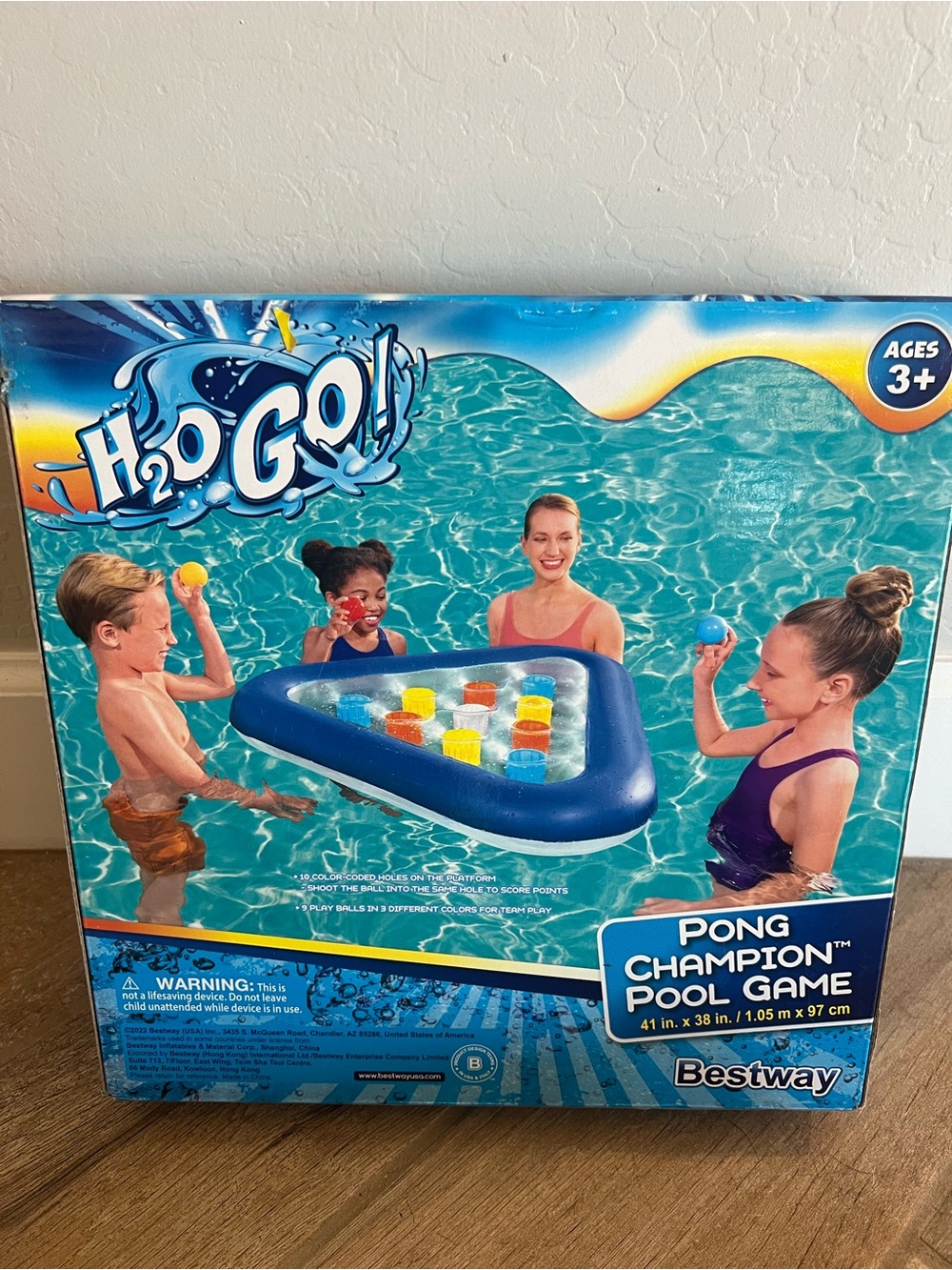 Bestway H2O GO! Pong Champion Pool Game NIB $20